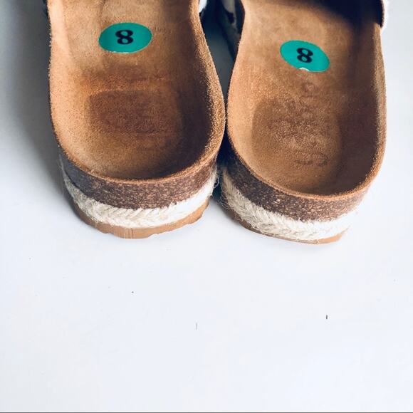 Yokono Women's 8 Calf Hair Animal Print Orthotic Comfort Slide Sandal - Picture 11 of 16